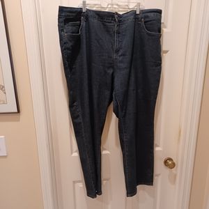 Avenue Plus Petite Size Delux Denim Bootcut Jeans Size 26w